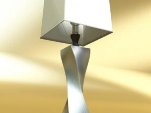 modern table lamp 07 silver 3D Model