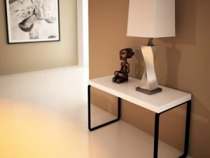 modern table lamp 07 silver 3D Model