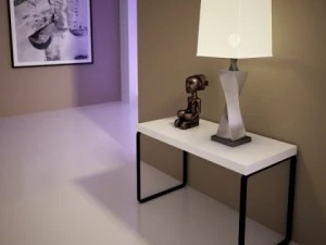 modern table lamp 07 silver 3D Model