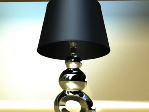 modern contempo table lamp 08 3D Model