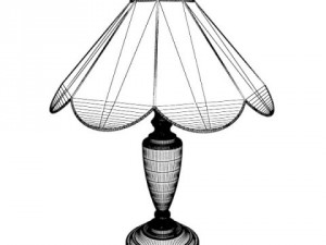 victorian table lamp 10 3D मॉडल