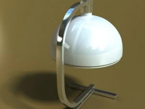10 table lamps collection 3D Model