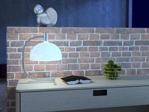 10 table lamps collection 3D Model