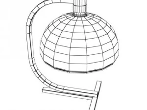 10 table lamps collection 3D Model