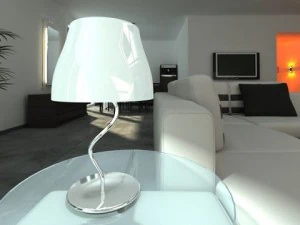 10 table lamps collection 3D Model