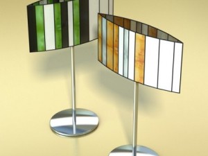 10 table lamps collection 3Dモデル