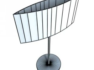 10 table lamps collection 3D Model