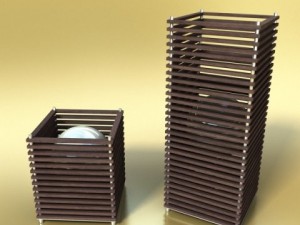 10 table lamps collection 3Dモデル