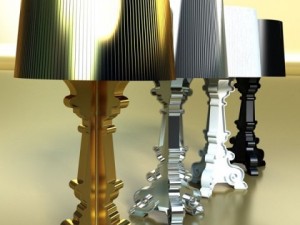 10 table lamps collection 3Dモデル