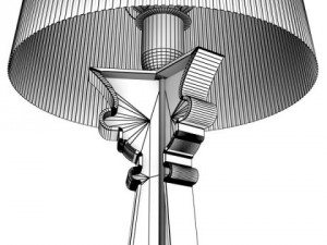 10 table lamps collection 3Dモデル