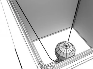 10 table lamps collection 3D Model