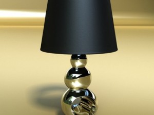 10 table lamps collection 3Dモデル