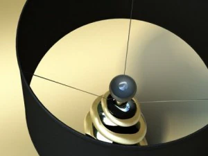 10 table lamps collection 3D Model