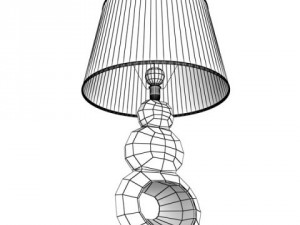 10 table lamps collection 3Dモデル