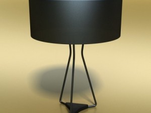 10 table lamps collection 3Dモデル