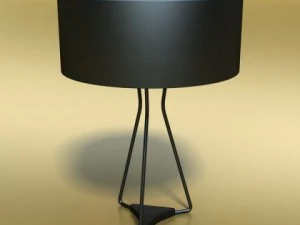 10 table lamps collection 3D Model