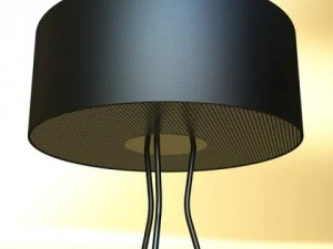 10 table lamps collection 3D Model