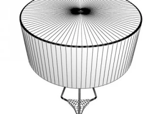 10 table lamps collection 3D Model