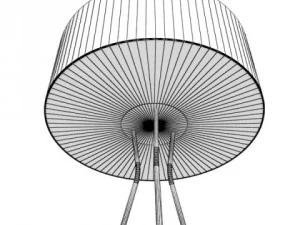 10 table lamps collection 3D Model