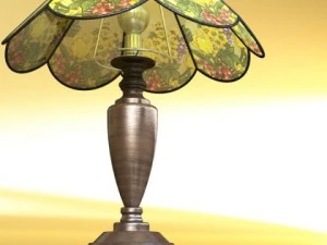 10 table lamps collection 3D Model