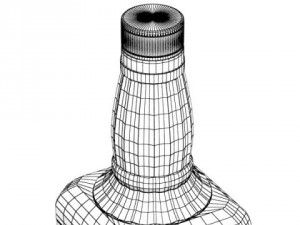 jack daniels bottle 3Dモデル