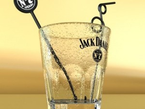 whiskey glass 3D 모델