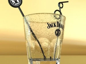 whiskey glass 3D Model