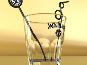 whiskey glass 3D 모델