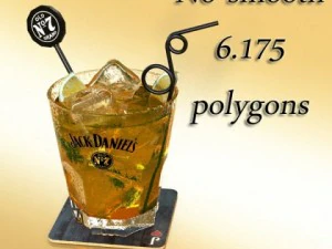 whiskey glass 3D Model