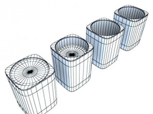 high detailed whisky shot glass 3D 模型