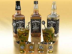 jack daniels collection 3D Model