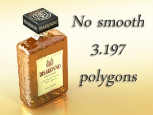 disaronno bottle 3D 模型