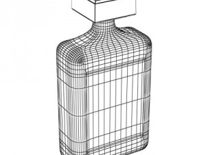 disaronno bottle 3D 模型