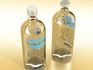 vodka absolut collection 3D 모델