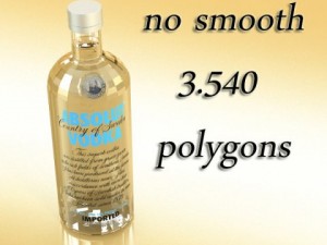 vodka absolut collection 3D 모델