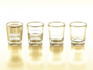 vodka shot glass 3D 모델