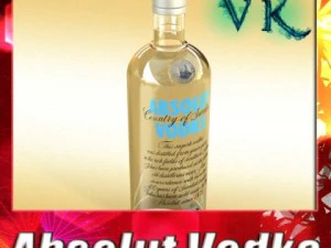 vodca absoluta Modelo 3D