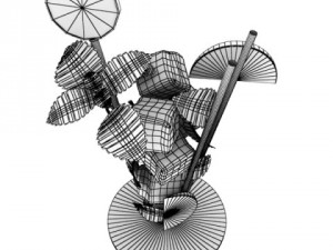 mojito cocktail high detail 3D Model