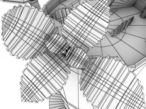 mojito cocktail high detail 3D Model