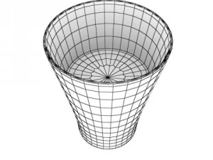 photoreal bacardi rum shot glass 3D Model