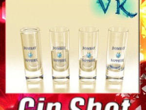realistic gin shot glass 3D Model