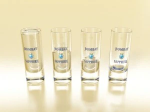 realistic gin shot glass 3D Model