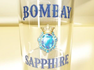 realistic gin shot glass 3D Model
