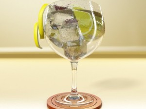 high detailed bombay sapphire collection 3D 模型