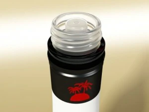 high detailed liquor bottle  malibu 3D Model