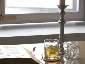chivas regal bottle glass and coaster collection 3D Model