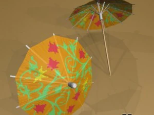 9 cocktails collection 3D Model