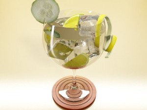 9 cocktails collection 3D Model