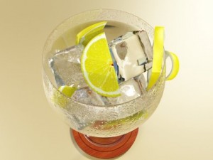 9 cocktails collection 3D Model
