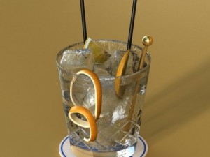 9 cocktails collection 3D Model